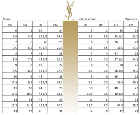 ysl sheo|ysl shoe size guide.